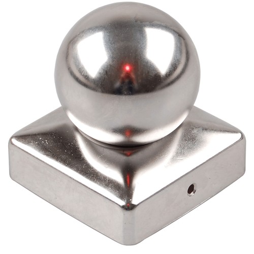 Copripalo acciaio inox 121 - 121, mm