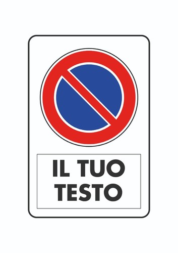 Cartello segnaletico divieto - cartello,